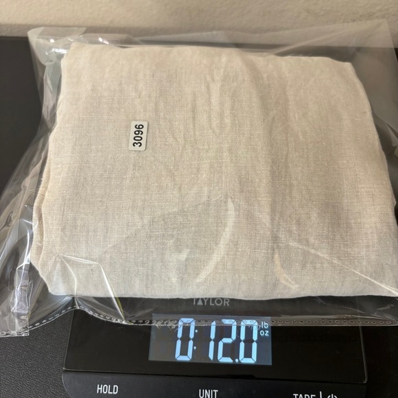 Jones New York 100% Linen Button Up Shirt Womens L Beige Asymmetric Lagenlook - Picture 10 of 10